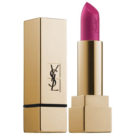 ysl rouge pur couture fuchsia pink review|ysl pur couture lips.